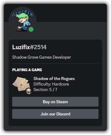 Discord Rich Presence Popup